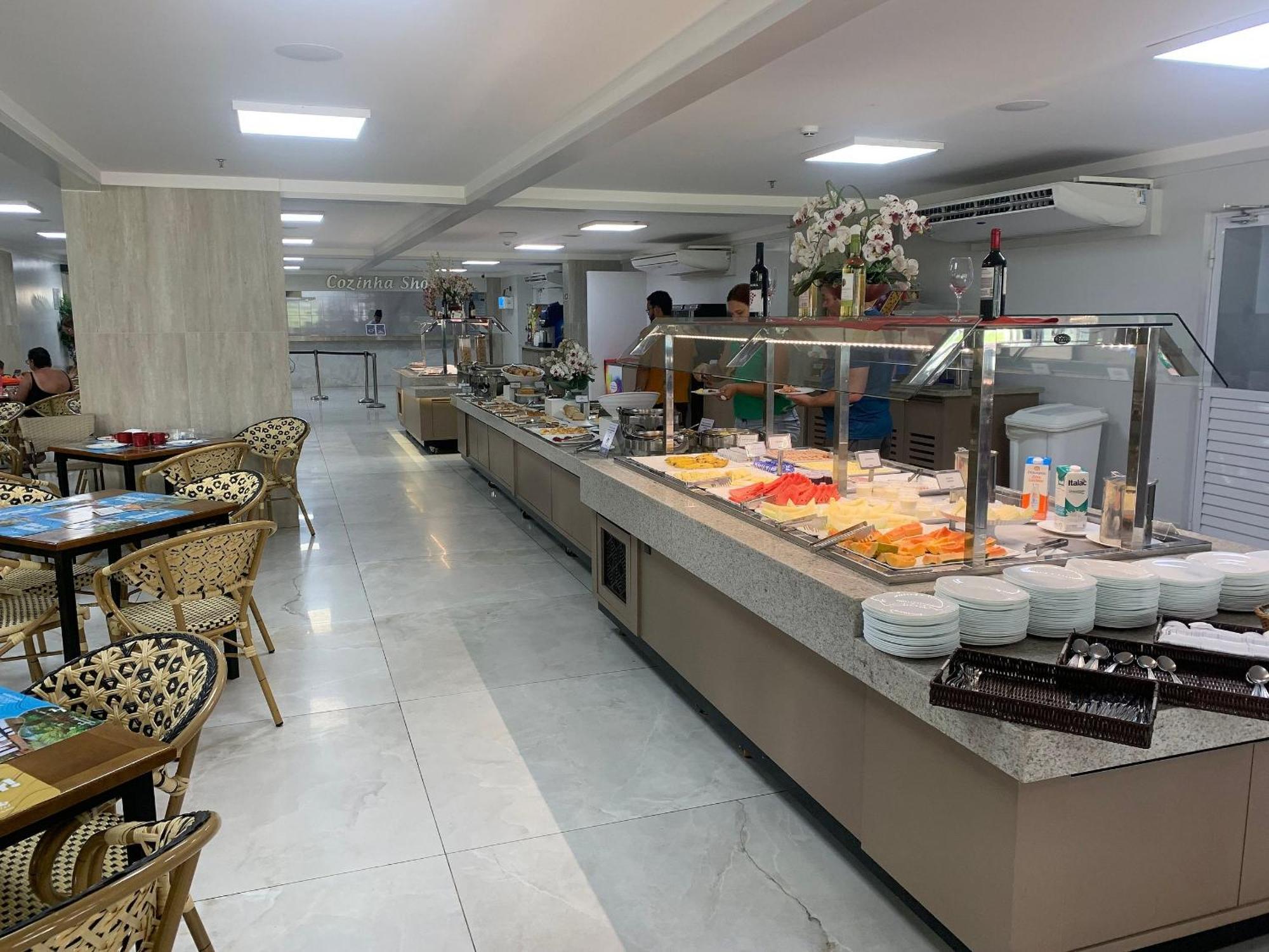 Hotel Spazzio Diroma Cafe Da Manha E Acesso Ao Acqua Park 卡达斯诺瓦斯 外观 照片